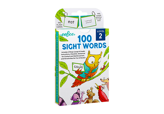 Eeboo 100 Sight Words (Level 2)