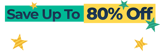 Save up to 80% off during our Early Black Friday Sale!