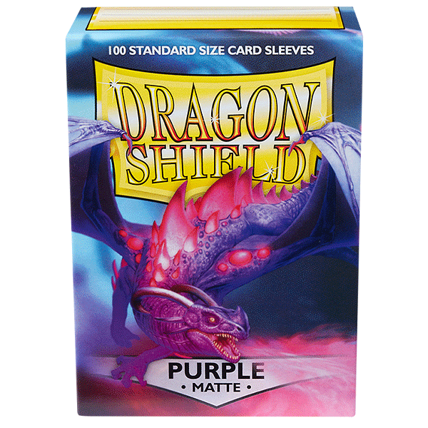 Dragon Shield: Matte Purple Card Sleeves (100 count)