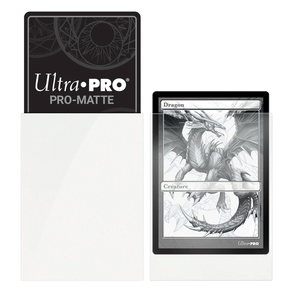 Ultra Pro Sleeves: Pro-Matte White Standard Deck Protectors (50 count)