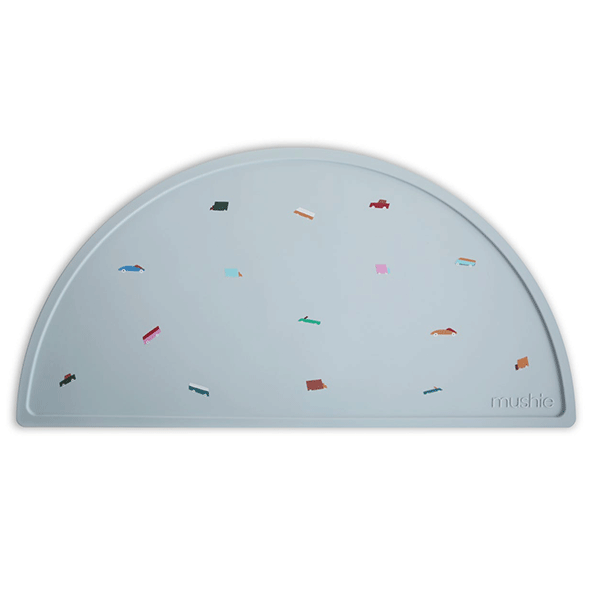 Mushie Silicone Place Mat (Retro Cars)