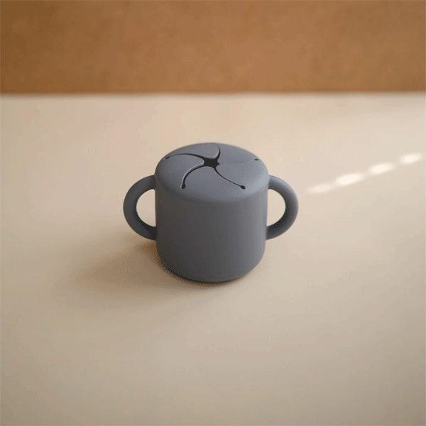 Mushie Silicone Snack Cup (Tradewinds)