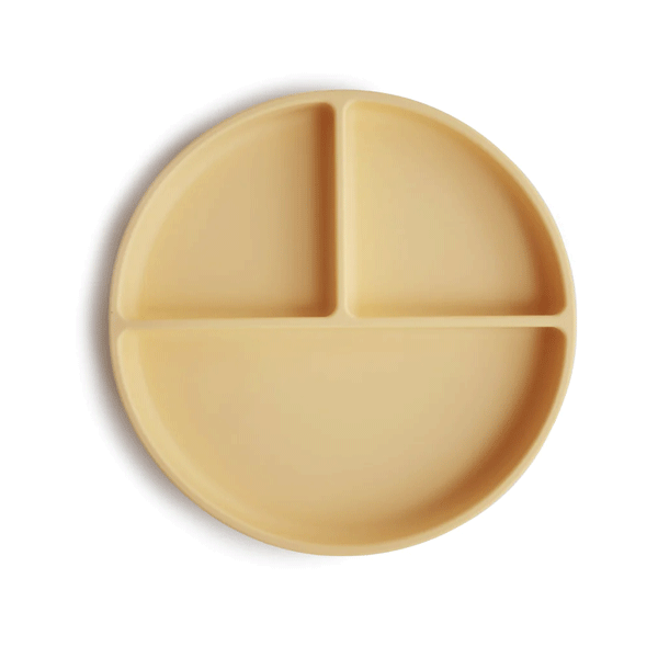 Mushie Silicone Suction Plate (Daffodil)