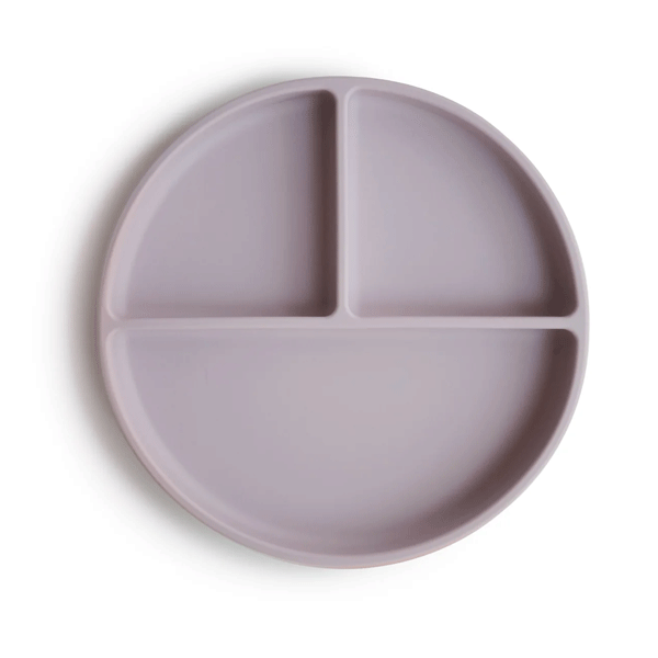 Mushie Silicone Suction Plate (Soft Lilac)