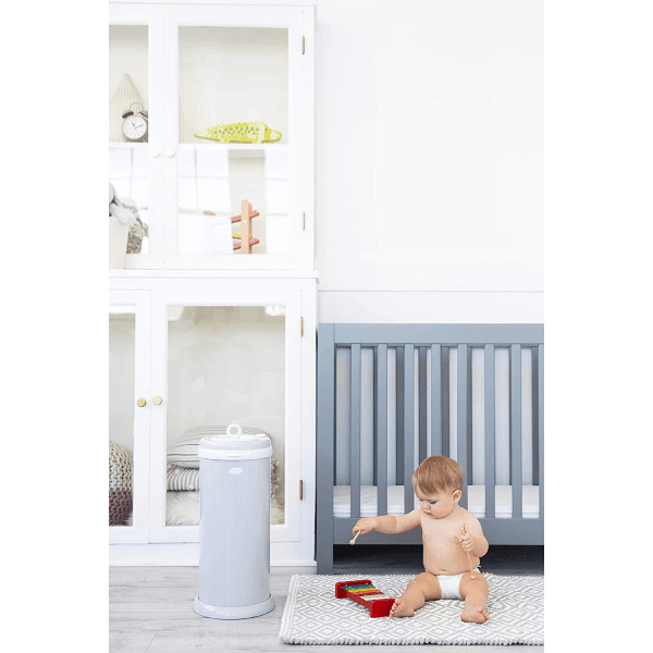 Ubbi Steel Diaper Disposal Pail - Grey