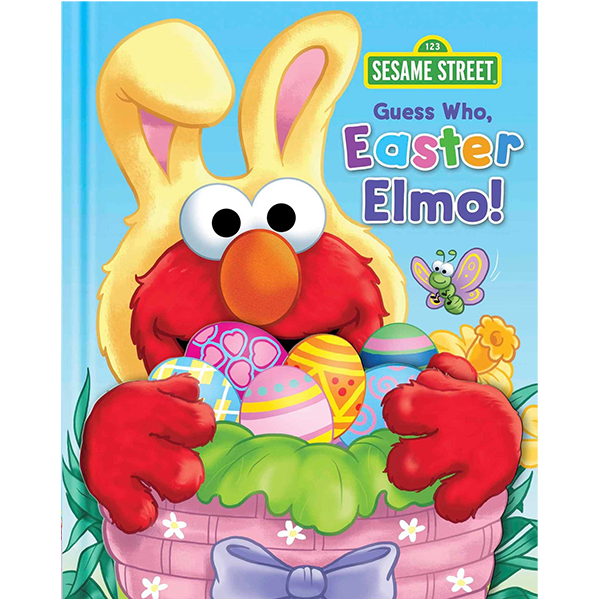 Sesame Street: Guess Who, Easter Elmo Hardcover Book