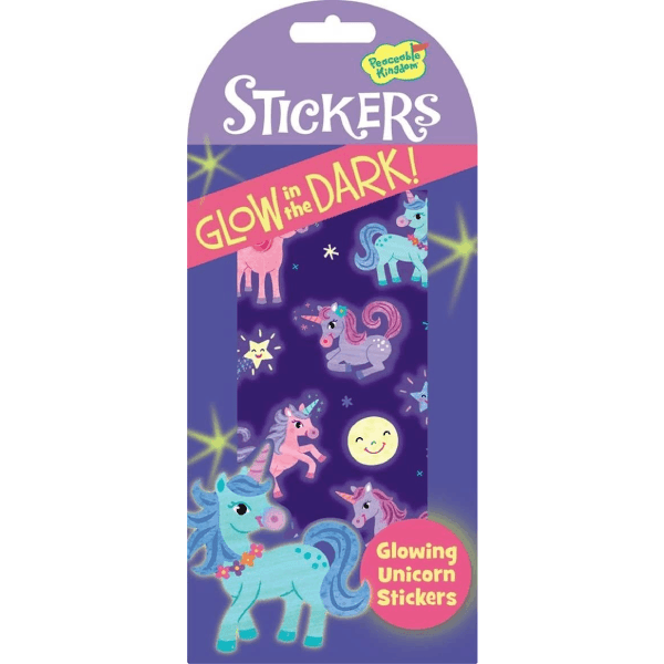 Peaceable Kingdom Glow Stickers - Unicorns