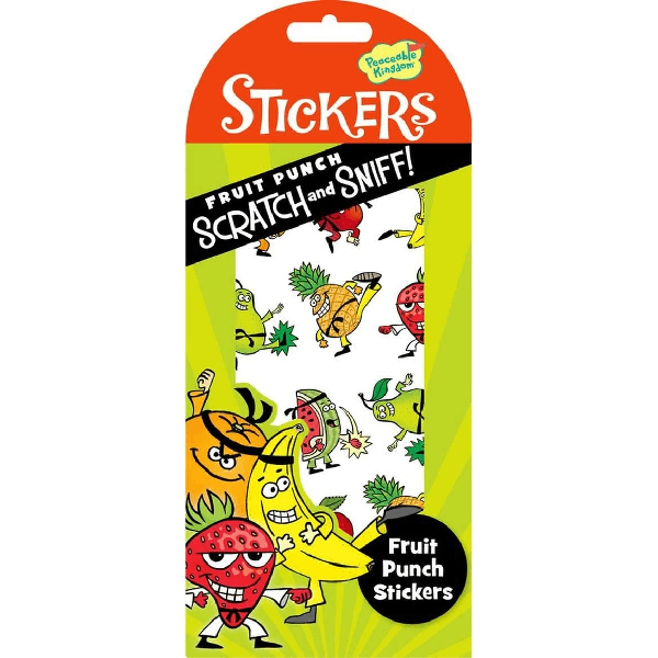 Peaceable Kingdom Scratch & Sniff Mini Sticker - Fruit Punch