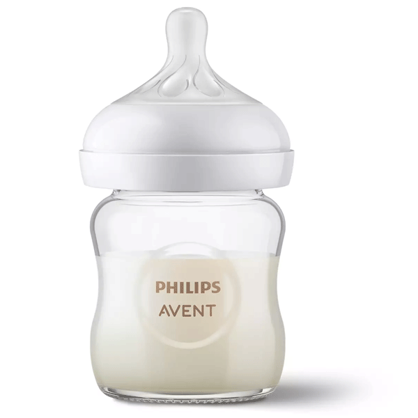 Philips Avent Glass Natural Response Bottle 4oz/120ml