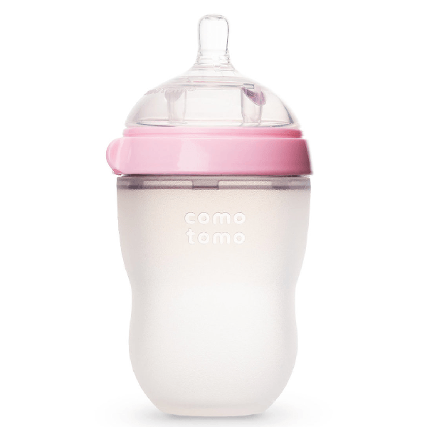 Comotomo Baby Bottle - 250ml Single (Pink)