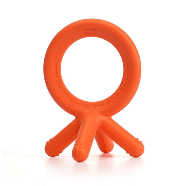 Comotomo Silicone Baby Teether (Orange)