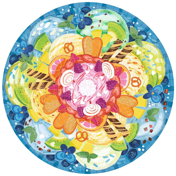 Ravensburger Circle of Colors: Ice Cream 500 Piece Puzzle