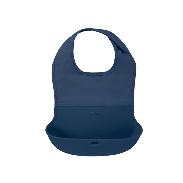 OXO Tot Roll-Up Bib - Navy