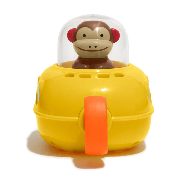 Skip Hop Pull & Go Submarine Baby Bath Toy - Monkey