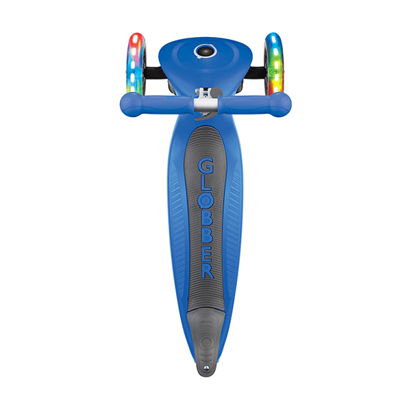 Globber Primo Foldable Light-Up Scooter - Blue