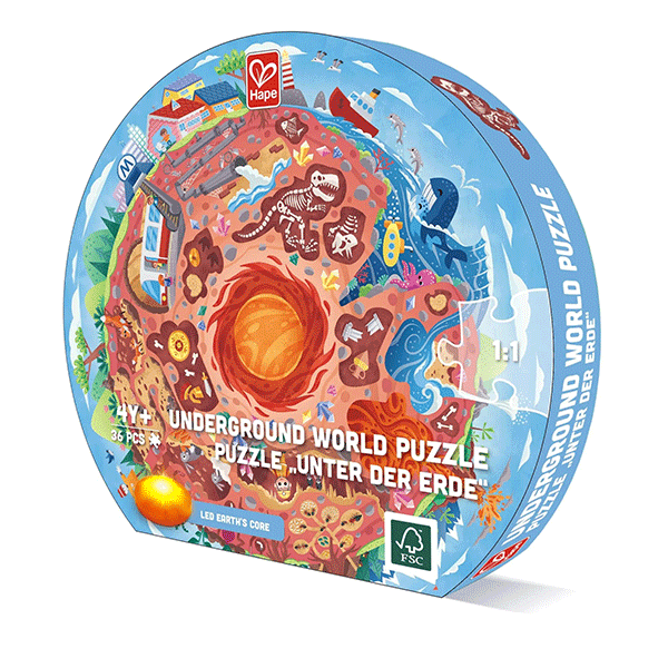 Hape Underground World 36 Piece Puzzle