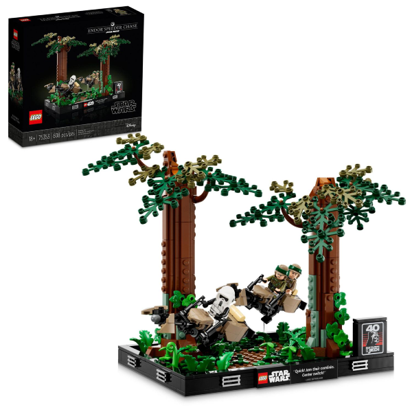 LEGO® Star Wars™ 75353 Endor Speeder Chase Diorama