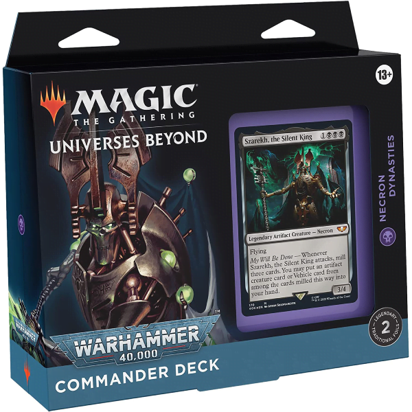 Magic the Gathering Universes Beyond Warhammer 40,000 Commander Deck - Necron Dynasties