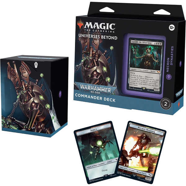 Magic the Gathering Universes Beyond Warhammer 40,000 Commander Deck - Necron Dynasties