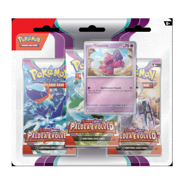 Pokémon TCG: Scarlet and Violet Paldea Evolved 3 Pack Blister