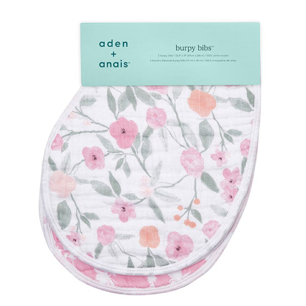 Aden + Anais Classic Burpy Bibs - Ma Fleur (2 Pack)