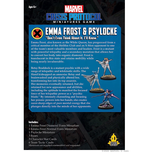 Marvel: Crisis Protocol - Emma Frost & Psylocke Character Pack