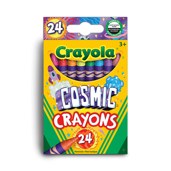 Crayola Cosmic Crayons - 24 Count