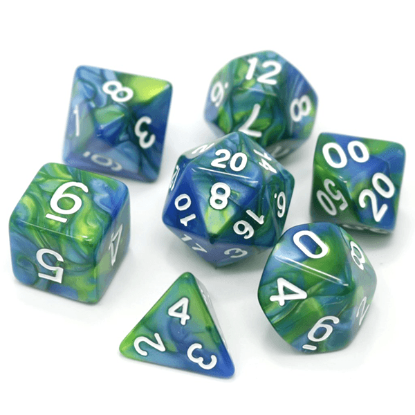 Die Hard Dice Polymer 7 Piece RPG Set - Terra | JR Toy Company Canada