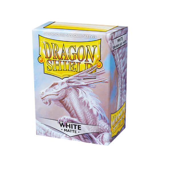 Dragon Shield Card Sleeves - Matte White (100 count)