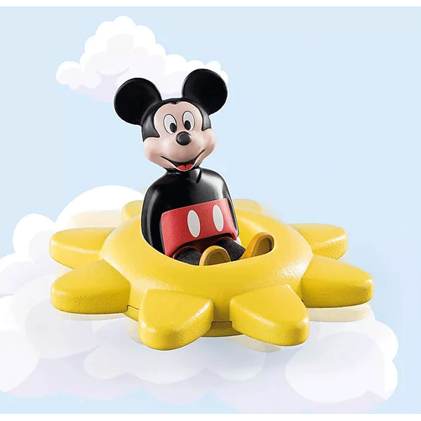 Playmobil 1.2.3 & Disney: Mickey's Spinning Sun with Rattle Feature