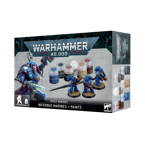 Warhammer 40,000: Space Marines: Infernus Marines + Paints Set