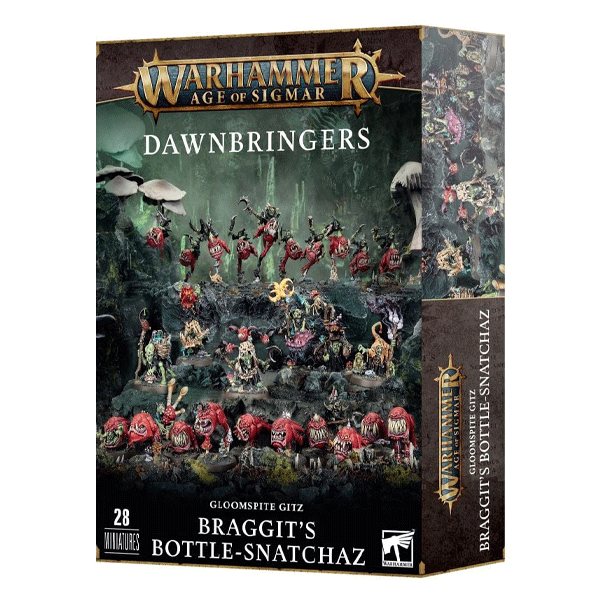 Discontinued Warhammer Age of Sigmar Dawnbringers: Gloomspite Gitz – Braggit's Bottle-snatchaz