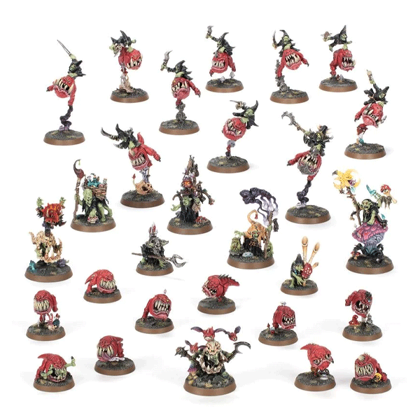 Discontinued Warhammer Age of Sigmar Dawnbringers: Gloomspite Gitz – Braggit's Bottle-snatchaz