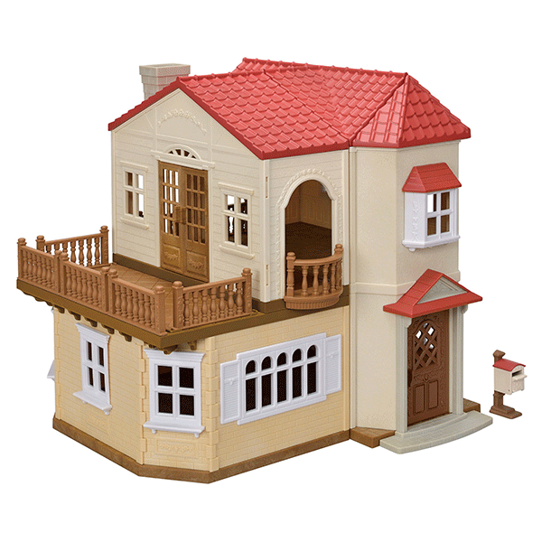 Calico Critters Red Roof Country Home - Secret Attic Playroom