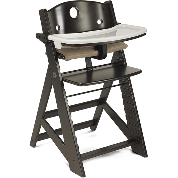 Keekaroo Height Right High Chair with Tray - Espresso