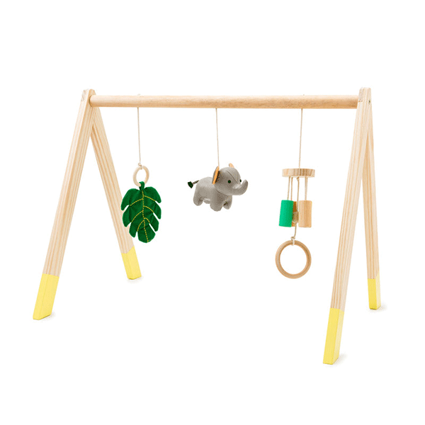 Little Big Friends Wooden Activity Gym Arch - Jungle