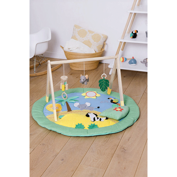 Little Big Friends Wooden Activity Gym Arch - Jungle