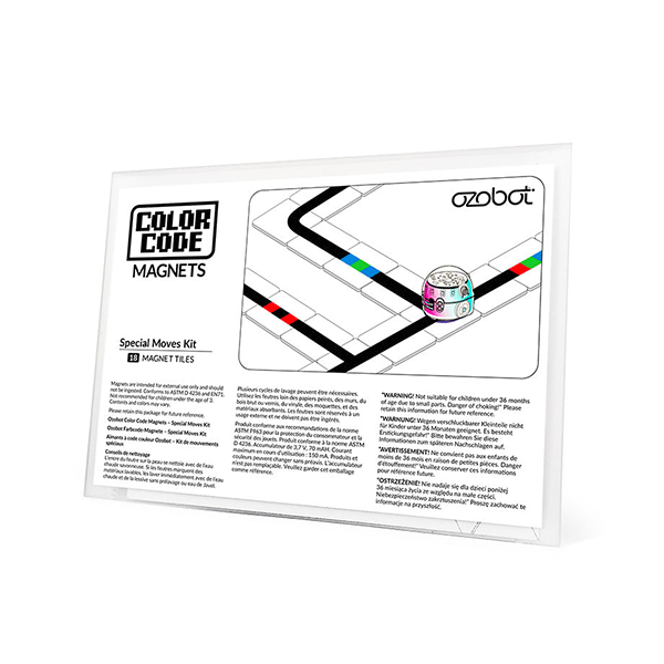 Ozobot Color Code Magnets: Special Moves Kit