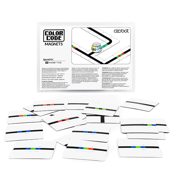 Ozobot Color Code Magnets: Speed Kit