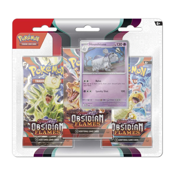 Pokémon TCG: Scarlet & Violet-Obsidian Flames 3 Pack Blister