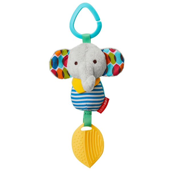 Skip Hop Bandana Buddies Chime & Teethe Toy - Elephant