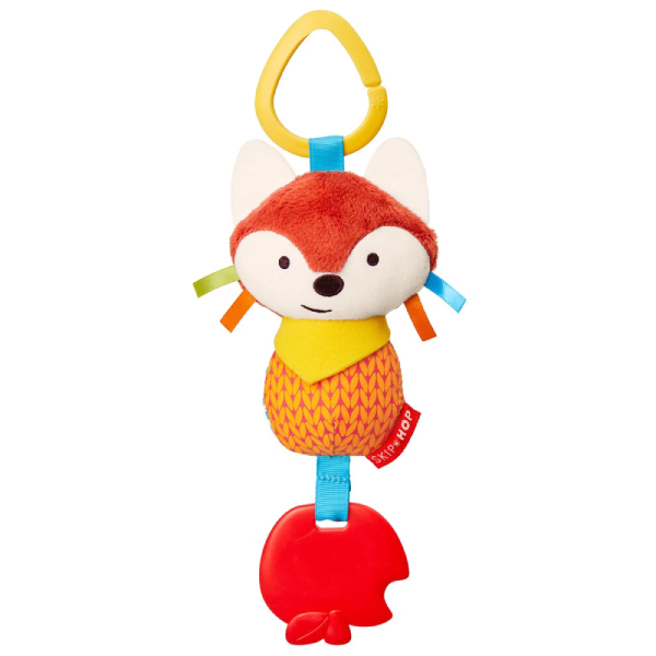 Skip Hop Bandana Buddies Chime & Teethe Toy - Fox