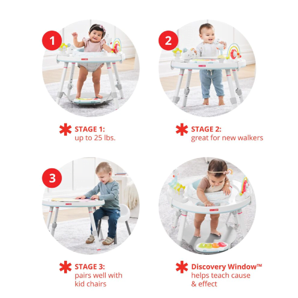 Skip Hop Silver Lining Cloud Baby's View 3-Stage Activity Center