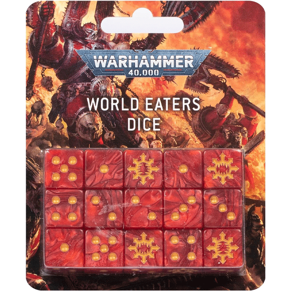 Discontinued Warhammer 40,000: Legion Dice – World Eaters