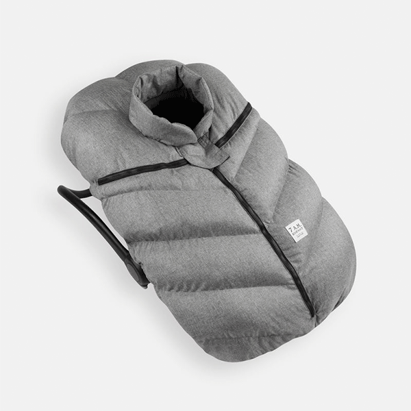 7AM Enfant Car Seat Cocoon - Heather Grey