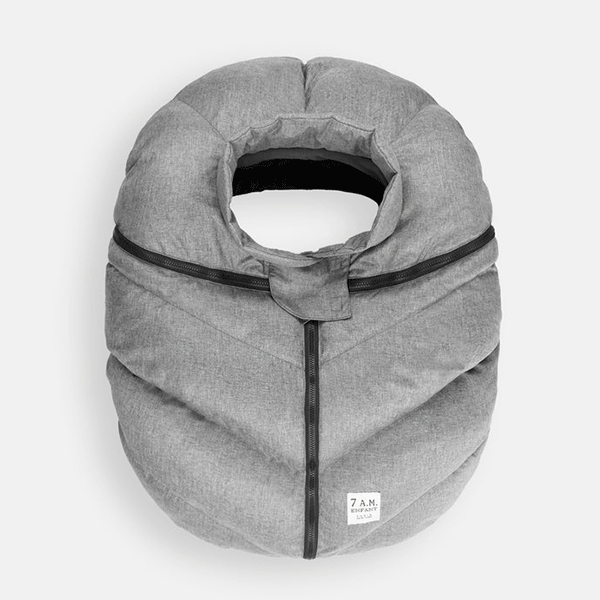 7AM Enfant Car Seat Cocoon - Heather Grey