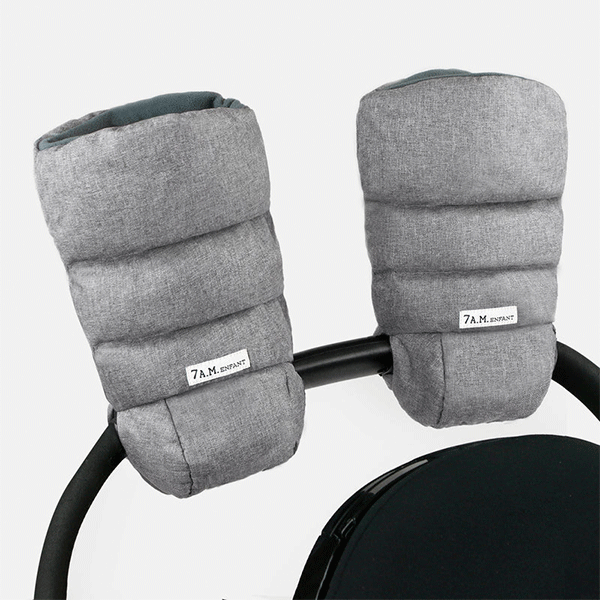 7AM Enfant Warmmuffs - Heather Grey