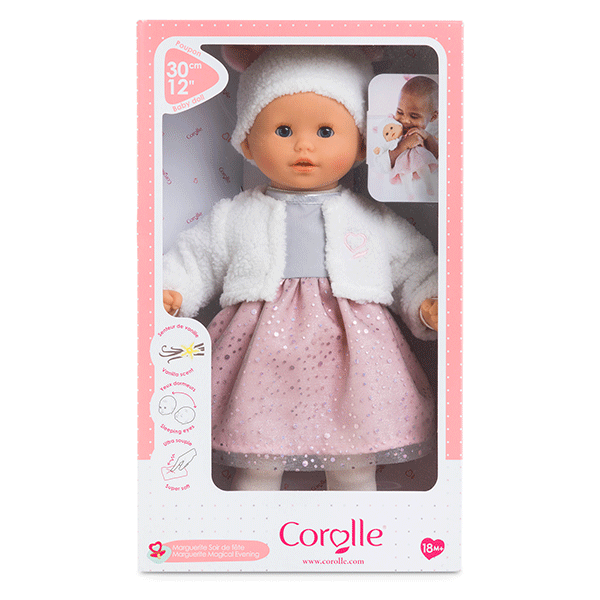 Corolle Poupon Bébé Calin - Marguerite Magical Evening Doll 12