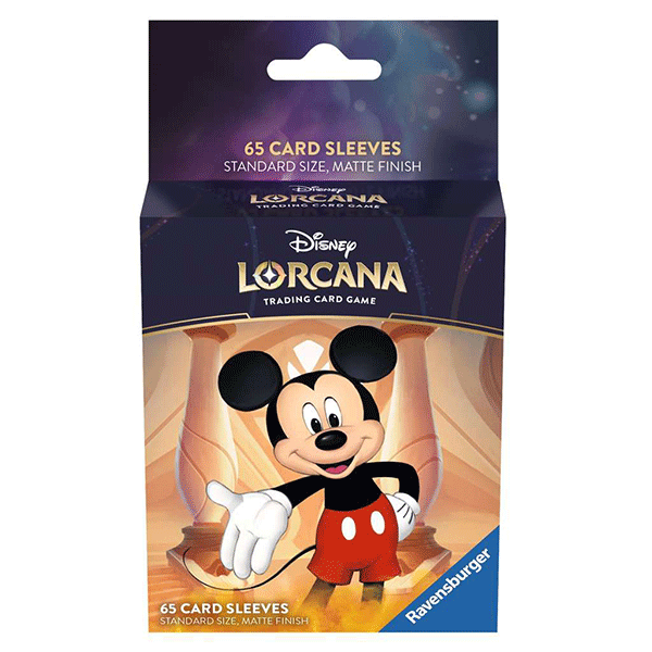 Disney Lorcana TCG: The First Chapter: Mickey Mouse Sleeves - 65 count