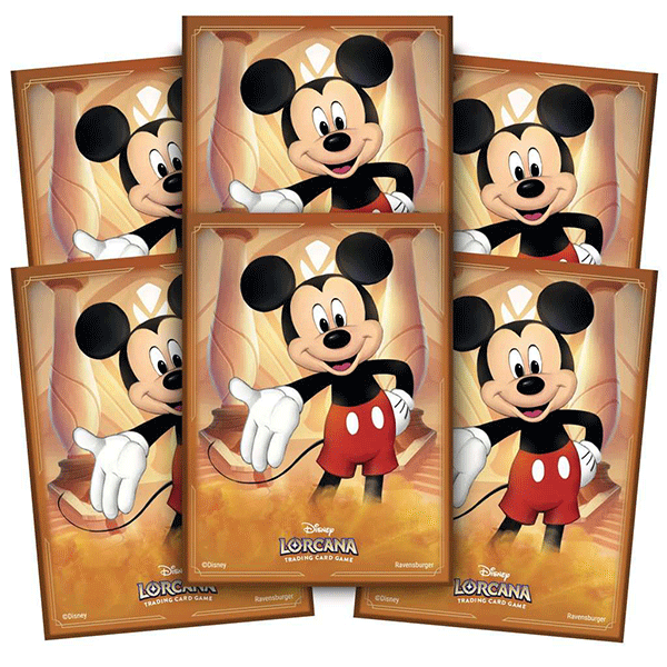 Disney Lorcana TCG: The First Chapter: Mickey Mouse Sleeves - 65 count